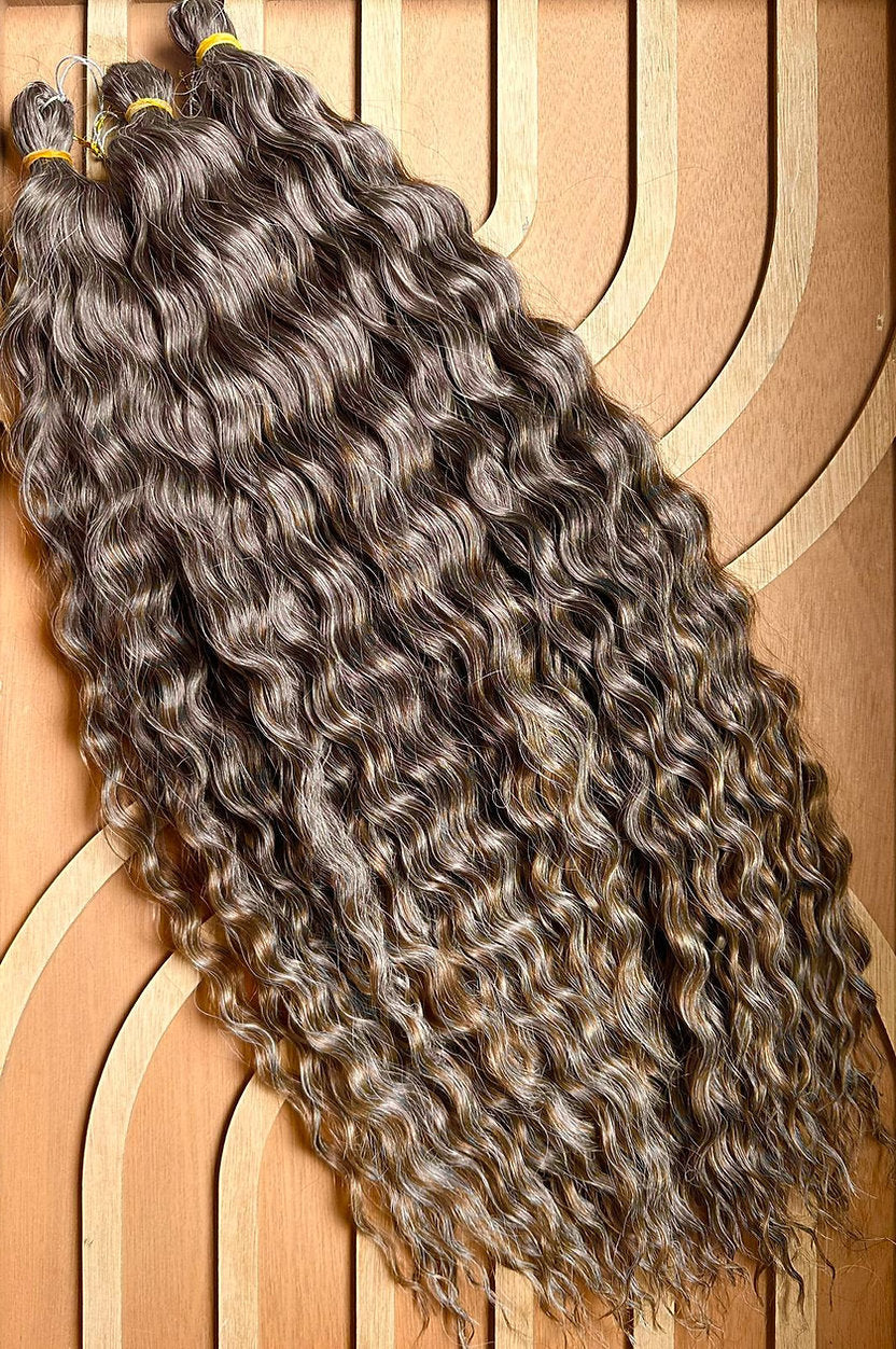 Mocha Ombre Ariel Curl - Pack of 5