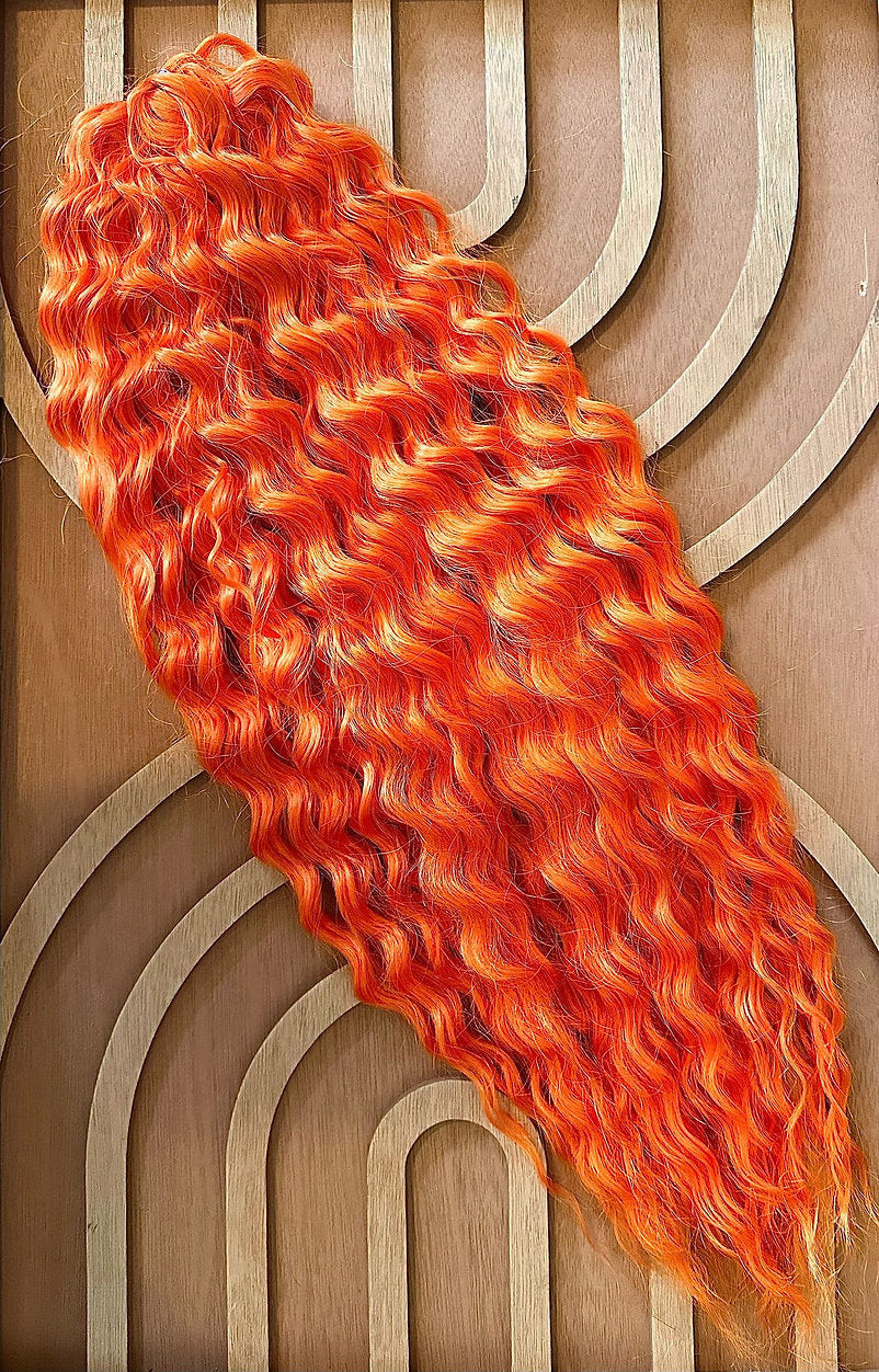Orange Crush Ariel Curl - Pack of 5