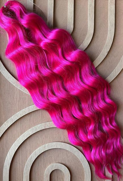 Berry Pink Anna Curl - Pack of 5